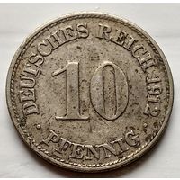 Германия 10 пфеннигов, 1912 D - Мюнхен 2-1-39