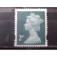 Англия 1992 Королева Елизавета 2  2 пенса
