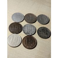 Монеты СССР, 15 шки общим лотом.