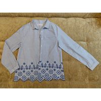 Фирменная рубашка-блузка Zara р.164 (как новая)