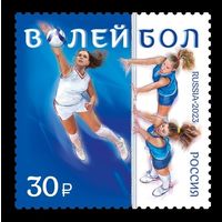 РОССИЯ 2023 3180 Серия Виды спорта. Волейбол **