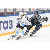 Фуфайка хоккейная игровая #64 ZVYAGIN (гостевая) ХК Динамо-Минск