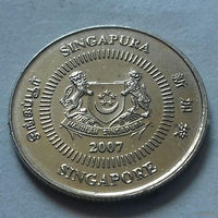 10 центов, Сингапур 2007 г.