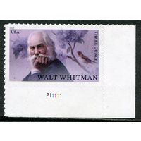 США.  Уолт Уитмен, американский поэт и публицист