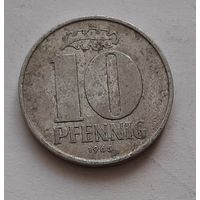 10 пфеннигов 1965 г. ГДР