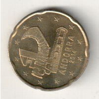Андорра 20 евроцент 2014