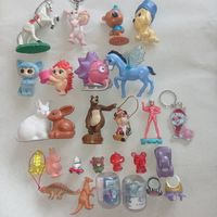 Игрушки из киндера, маленькие игрушки, фигурки, лошадь, зайчик, мишка, белочка и другие игрушки маленькие. Цены в описании