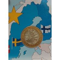 Австрия 50 шиллингов 1999 г. Европейский валютный союз. Введение евро. В буклете