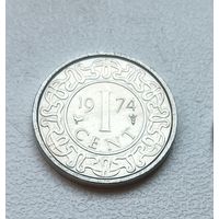 Суринам 1 цент, 1974  4-4-48