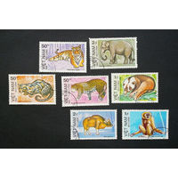 Вьетнам 1984 г. Охраняемые животные. Фауна, полная серия из 7 марок #0097-Ф2P18