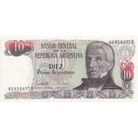 Аргентина 10 песо 1983 (UNC)