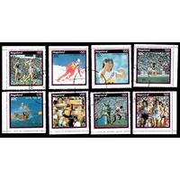 Олимпийские игры Нагаленд 1984 год серия из 8 марок