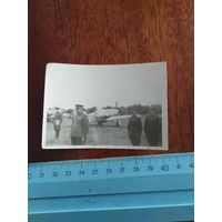 Фото ком. див. полковник Турыкин Г. П. Присутствует на фото ком.ВВС ПНР генерал - лейтенант Полыгин 1945 год
