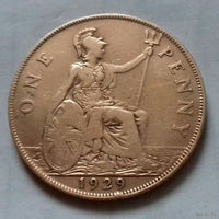 1 пенни, Великобритания 1929 г., Георг V