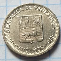 Венесуэла 50 сентимо, 1965     ( 3-1-2 )