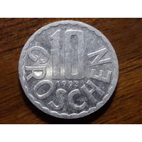 Австрия 10 грошей 1993