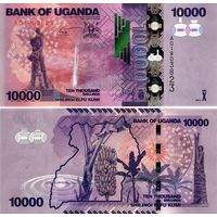 Уганда 10000 шиллингов 2013 год  UNC