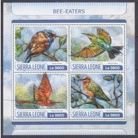 2017 Сьерра-Леоне 8560-8563KL Птицы 11,00 евро