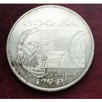 Серебро 0.750! Словакия 200 крон, 1996 200 лет со дня рождения Сэмуела Юрковича