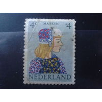 Нидерланды 1960 Детям, девочка в нац. костюме