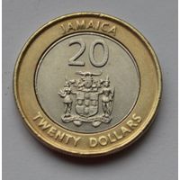 Ямайка, 20 долларов 2001 г.