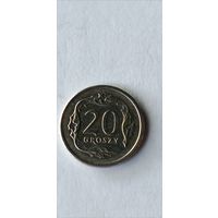 Польша. 20 грош 2007 года.