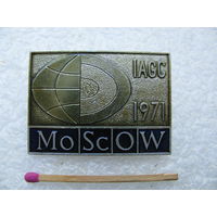 Знак. Москва IAGC, 1971 год. Международная Ассоциация геофизических подрядчиков