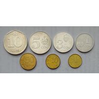 Киргизия 1, 10, 50 тыйын 1, 3, 5, 10 сом 2008 - 2009 г. Комплект 7 монет.