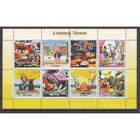 Looney Tunes Безумные Мелодии Мультфильм Мультипликация Кино 2003 Конго MNH полная серия 8 м зуб