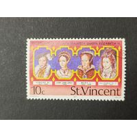 Сент Винсент 1977. 25 лет регентства королевы Елизаветы II
