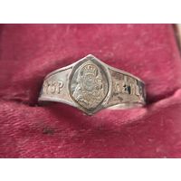 Кольцо присвятая богородица старинное 84 распродажа коллекции