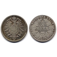 1 марка 1875 A, Германия, Берлин