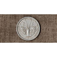 Французская Экваториальная Африка 2 франка 1948 /фауна/ (МР)