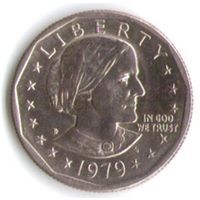 1 доллар США 1979 год Сьюзен Б. Энтони двор D _состояние UNC
