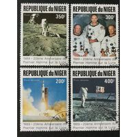 20 лет высадки на Луну. Нигер,1989, серия 4 марки