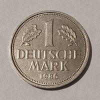 1 марка 1986 D Германия ФРГ