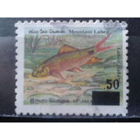 Шри-Ланка 2000 Рыба Надпечатка