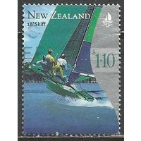 Новая Зеландия. Парусник "Скиф-18". 1999г. Mi#1802.