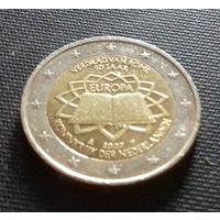 2 евро, Нидерланды 2007 г., 50 лет Римскому договору