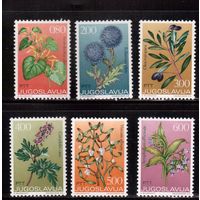 Югославия-1973(Мих.1510-1515)  ** ,  Флора, Цветы(полная серия)