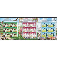 Голуби Беларусь 2011 год (906-908) серия из 3-х марок в малых листах