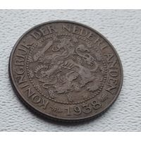 Нидерланды 1 цент, 1938 8-9-38