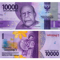 Индонезии 10000 рупий 2016 год UNC