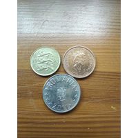 Эстония 10 центов 1998, Канада 1 цент 2000, Румыния 10 бани 2011-63