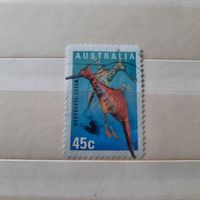 Австралия 1998. Морской конёк. Weddy Seadragon