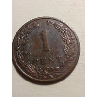 1 цент Нидерланды 1906