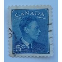 Канада, 1949 г., стандартный выпуск, король Георг VI
