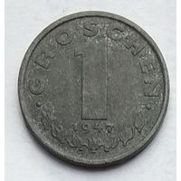 Австрия 1 грош 1947 г.