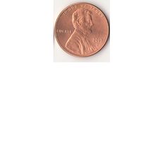 1 Цент 2017D.  1 cent USA "D" Линкольн щит на реверсе (М.Д Денвер)