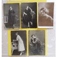 5 фото одной красавицы, Одесса, до 1917 г.